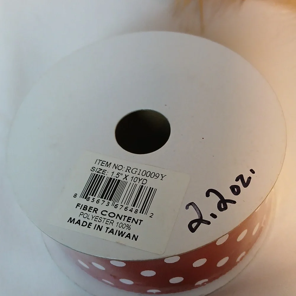 Red Polka Dot Ribbon - Picture 3 of 6